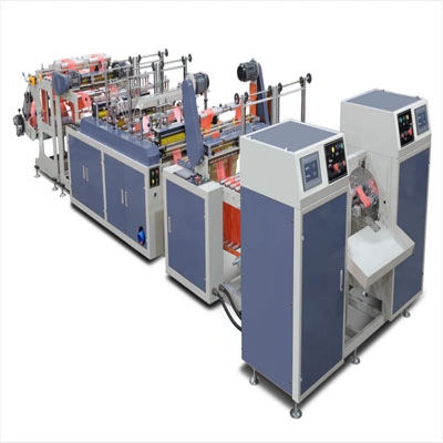 Automatic Double Lines High Speed garbage Bag Making Machine